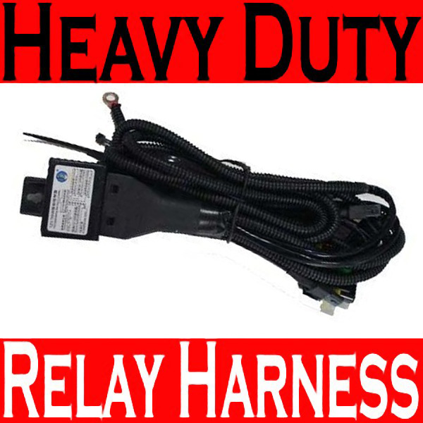 H4 9003 HB2 Relay Wiring Harness Wire Upgrade For Bi-Xenon Hi/Lo HID